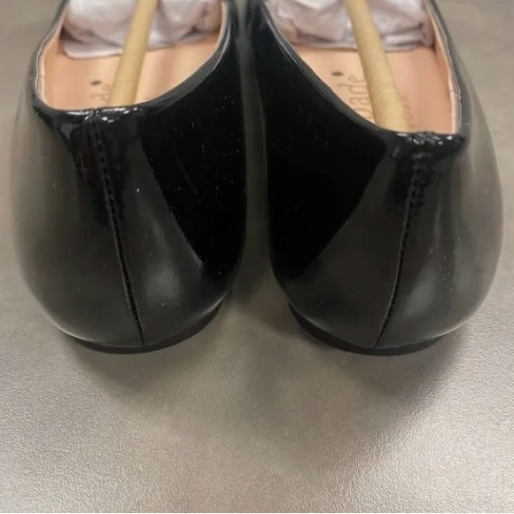 NEW IN BOX KATE SPADE NEW YORK KIERSTEN BOW BLACK FLATS - Picture 5 of 9